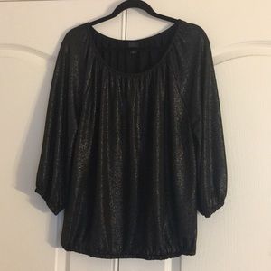 Sheer and Shiny Blouse